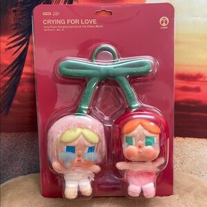 CRYBABY Crying for Love Vinyl Plush Hanging Card Set(Love You Cherry Much)